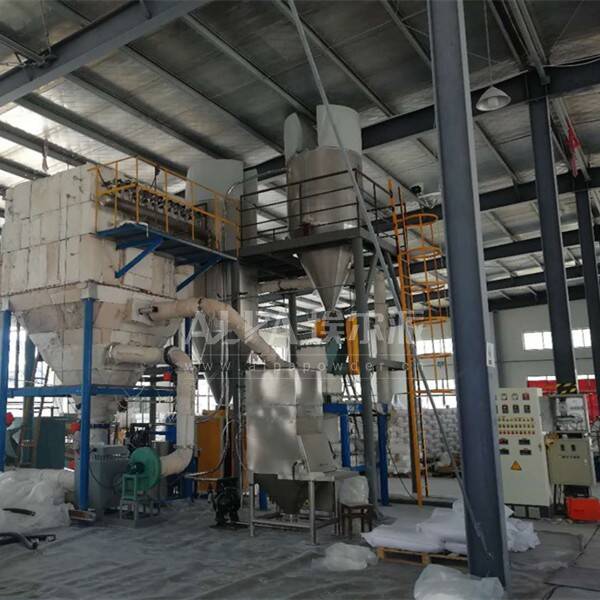 揚州某硅材料公司 上線白炭黑超細(xì)加工設(shè)備S-MQW