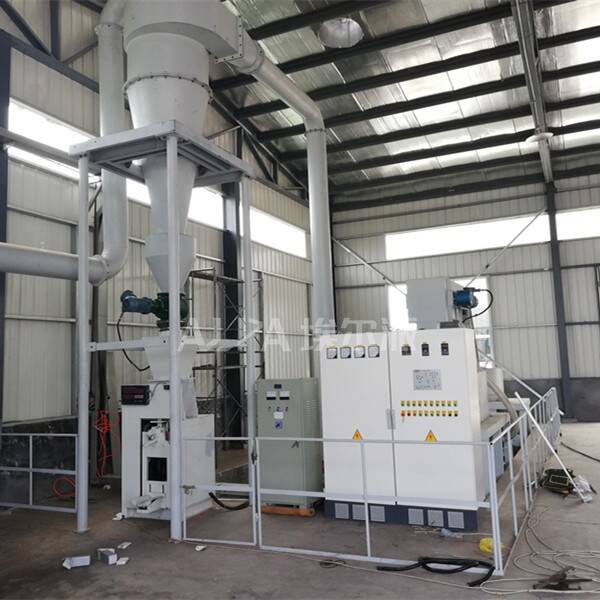 青島某環?？萍加邢薰?購買油漆渣超微粉碎處理設備CSM1000